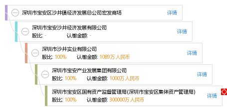 深圳市宝安区沙井镇经济发展总公司宏发商场